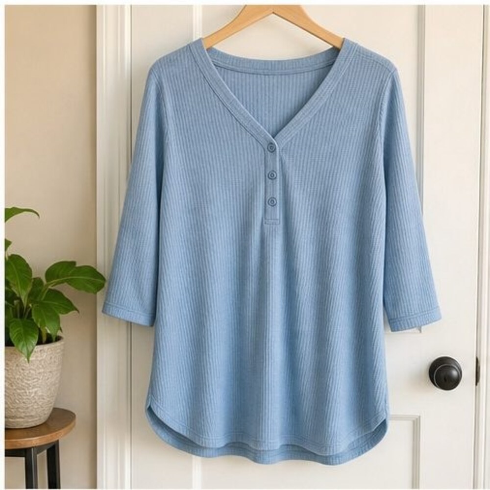 Blue Tunic Blouse